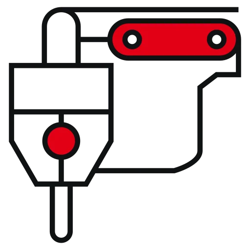 Icon einer Fertigungsmaschine