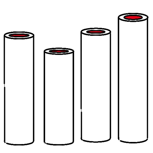 Icon mit 4 Hülsen